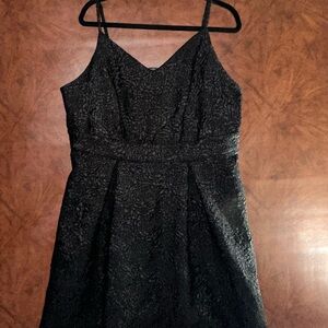 BloomChic Black Textured Mini Dress